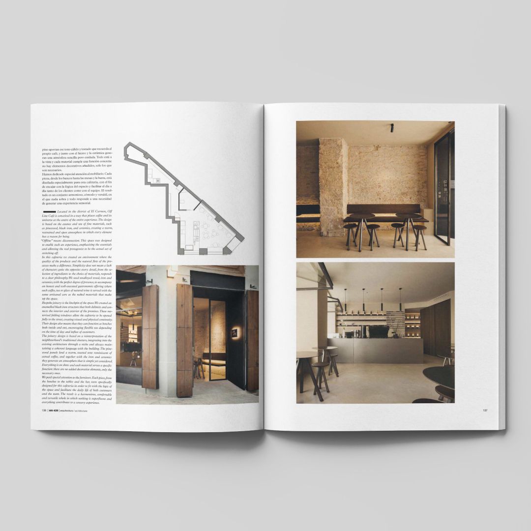 Artículo On Diseño Off Line Café