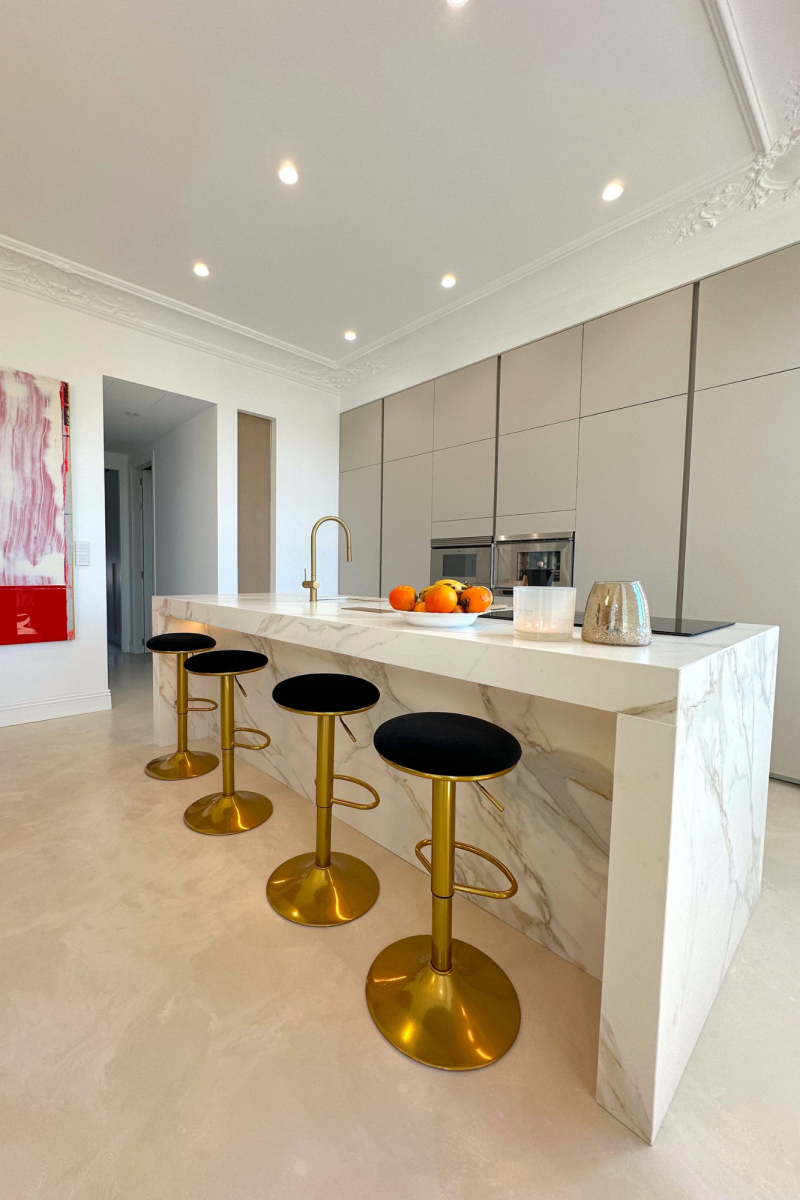 Revestimiento continuo en vivienda en Puerto de Sagunto